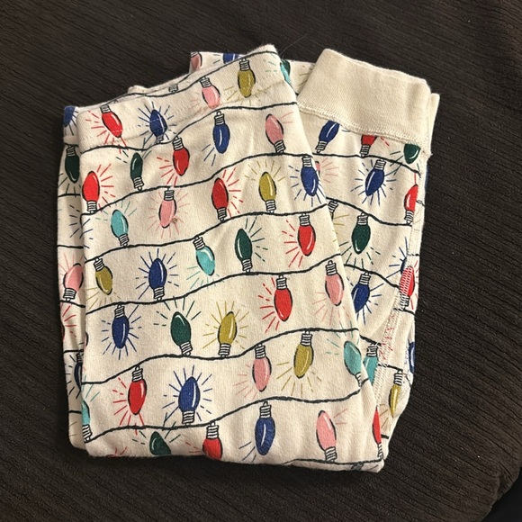 Kids Christmas lightbulb pjs - Picture 2 of 3